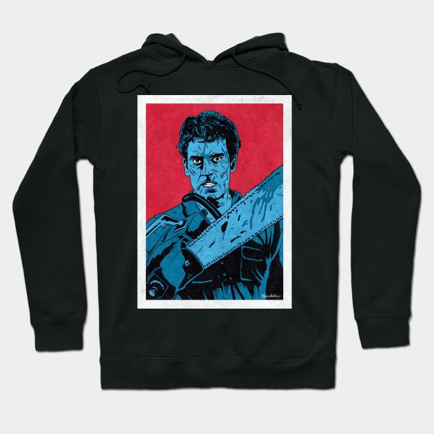 ASH - Evil Dead 2 (Pop Art) Hoodie by Famous Weirdos